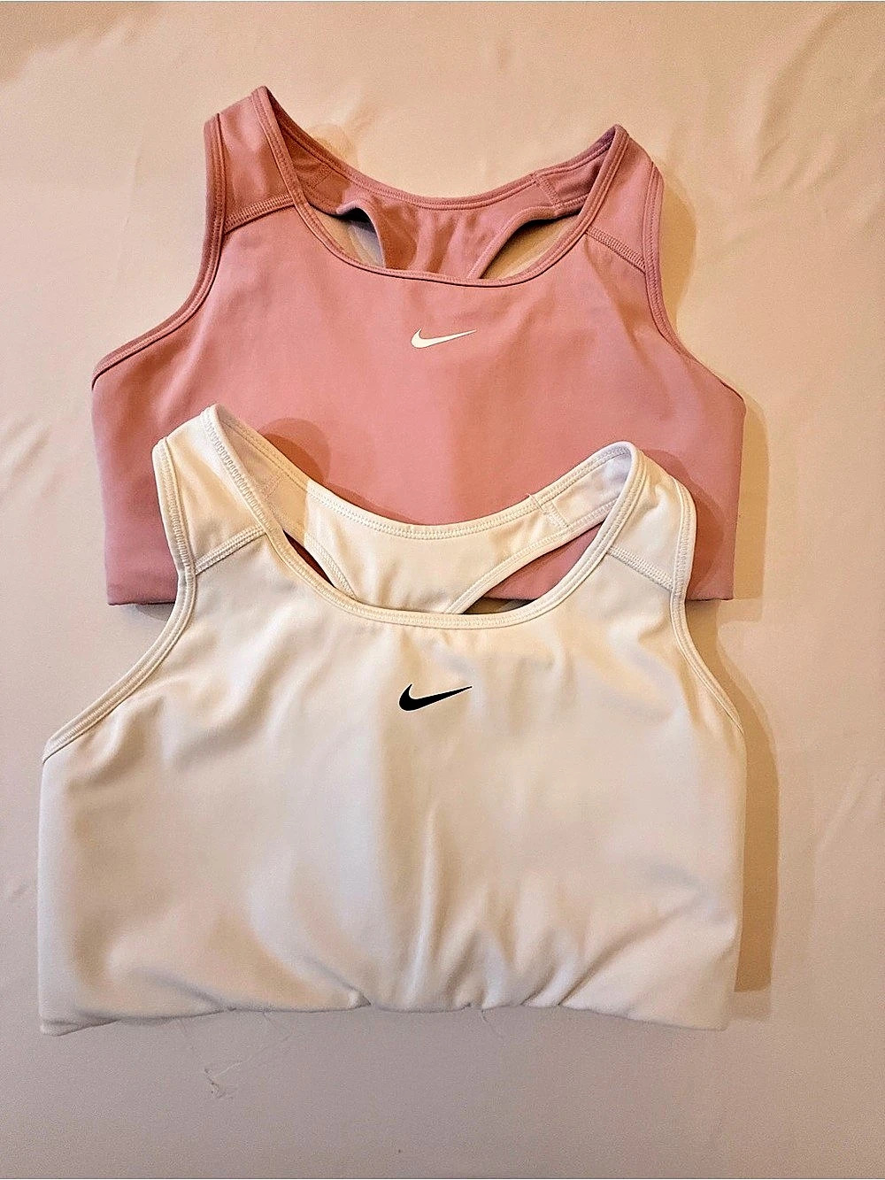 Nike Dri-FIT Swoosh Medium Support Sports Bra Two-Pack Dri-FIT Sports Bras Pink
